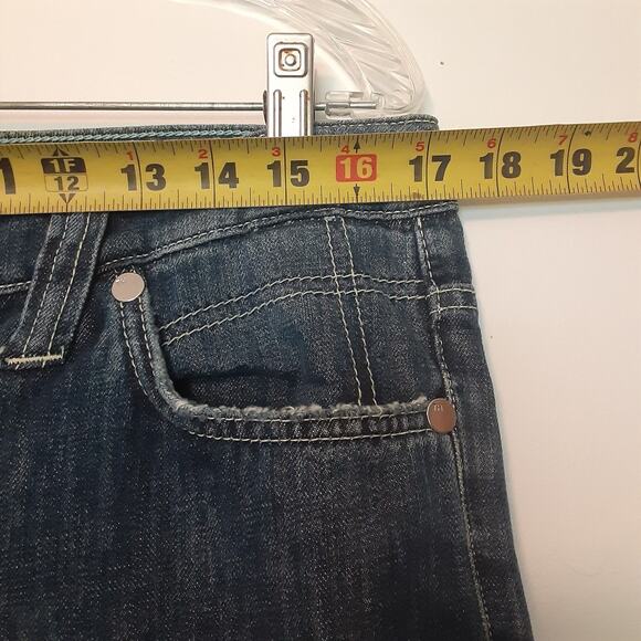 Tommy Hilfiger Jeans Womens 12 Blue 100% Cotton Denim Boot Cut Flap Pockets - Picture 7 of 9